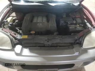 2004 Hyundai Santa Fe GLS with VIN KM8SC73D74U854582, listed as a Copart auction lot 46097685 with 0 mi miles and Salvage Title. Bid and sale history available at carsss.com. Image 11.