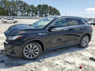 2021 Infiniti QX50 Luxe z VIN 3PCAJ5BA0MF119842, wystawiony jako Copart lot #54868035 z przebiegiem 70 688 mil mil oraz Szkoda całkowita • Salvage title. Historia ofert i sprzedaży dostępna na DreamBid. Obrazek 1.