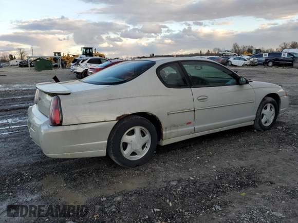 2003 Chevrolet Monte Carlo SS with VIN 2G1WX12K439347599, listed as a Copart auction lot 81185524 with 90,738 mi miles and Clean Title. Bid and sale history available at carsss.com. Image 3.