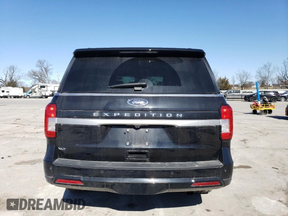 2024 Ford Expedition XLT with VIN 1FMJU1J85REA59527, listed as a Copart auction lot 46832645 with 13,065 mi miles and Salvage Title. Bid and sale history available at carsss.com. Image 6.