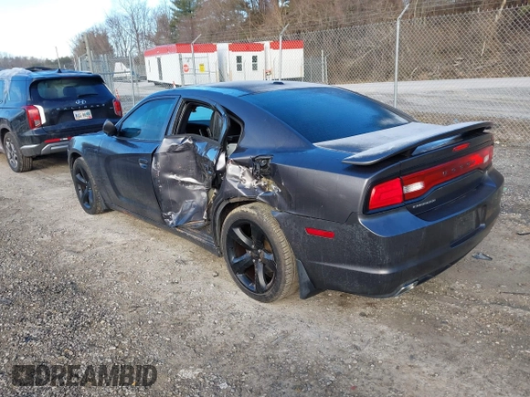 2014 Dodge Charger SXT with VIN 2C3CDXHG1EH115998, listed as a IAAI auction lot 41661367 with 155,327 mi miles. Bid and sale history available at carsss.com. Image 3.