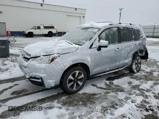 2017 Subaru Forester Premium with VIN JF2SJAEC1HH400579, listed as a Copart auction lot 49506915 with 129,489 mi miles and Salvage Title. Bid and sale history available at carsss.com. Image 1.