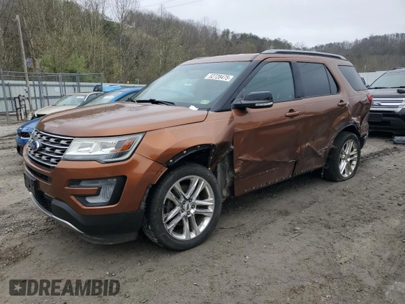 2017 Ford Explorer XLT z VIN 1FM5K8D88HGB20478, wystawiony jako Copart lot #52728475 z przebiegiem 112 910 mil mil oraz Szkoda całkowita • Salvage title. Historia ofert i sprzedaży dostępna na DreamBid. Obrazek 1.