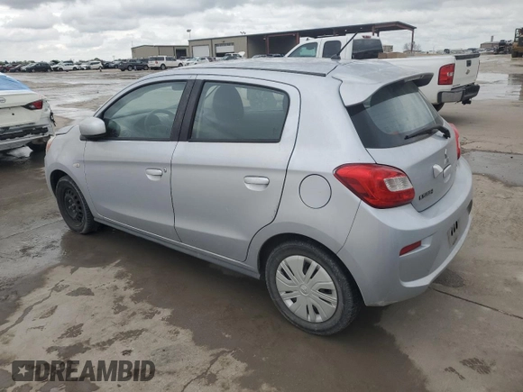 2019 Mitsubishi Mirage ES z VIN ML32A3HJ6KH004243, wystawiony jako Copart lot #50917445 z przebiegiem 56 220 mil mil oraz Czysty tytuł • Clean title. Historia ofert i sprzedaży dostępna na DreamBid. Obrazek 2.