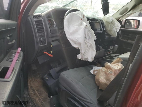 2014 Ram 1500 Tradesman with VIN 1C6RR6KG5ES424092, listed as a Copart auction lot 41618445 with 0 mi miles and Salvage Title. Bid and sale history available at carsss.com. Image 8.