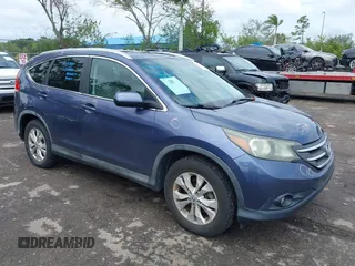 2012 Honda CR-V EX-L z VIN 5J6RM3H7XCL033194, wystawiony jako IAAI lot #42244163 z przebiegiem 147 923 mil mil oraz . Historia ofert i sprzedaży dostępna na DreamBid. Obrazek 1.