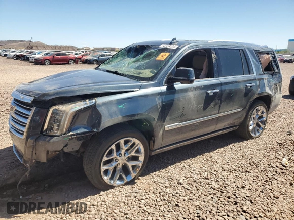 2019 Cadillac Escalade Platinum with VIN 1GYS4DKJ0KR307851, listed as a Copart auction lot 72234674 with Not provided miles and Salvage title. Bid and sale history available at DreamBid. Image 1.