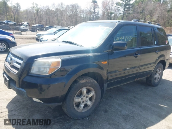 2006 Honda Pilot EX-L with VIN 2HKYF18746H527298, listed as a IAAI auction lot 41941429 with 153,482 mi miles and . Bid and sale history available at DreamBid. Image 2.