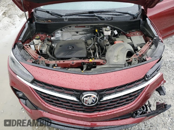2023 Buick Encore GX Select with VIN KL4MMDSL3PB044751, listed as a Copart auction lot 52316035 with 20,452 mi miles and Salvage title. Bid and sale history available at DreamBid. Image 12.