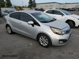 2014 Kia Rio EX with VIN KNADN4A30E6353469, listed as a Copart auction lot 43788955 with 156,096 mi miles and Salvage Title. Bid and sale history available at carsss.com. Image 4.