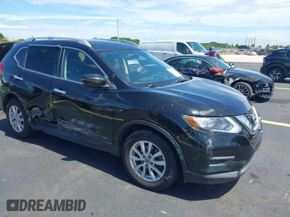 2017 Nissan Rogue SV with VIN KNMAT2MT9HP535147, listed as a IAAI auction lot 42601856 with 63,680 mi miles and . Bid and sale history available at DreamBid. Image 1.