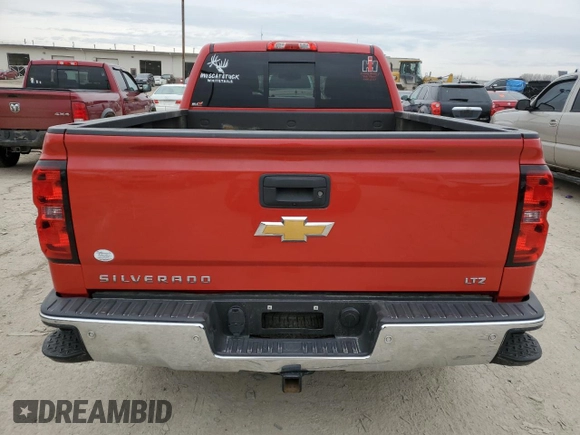 2015 Chevrolet Silverado 1500 LTZ with VIN 1GCVKSEC3FZ358941, listed as a Copart auction lot 44677875 with 157,445 mi miles and Salvage Title. Bid and sale history available at carsss.com. Image 6.