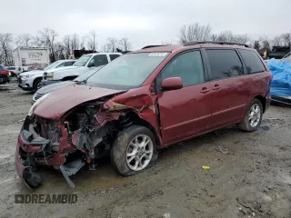 2006 Toyota Sienna XLE with VIN 5TDZA22C26S534176, listed as a Copart auction lot 42629215 with 180,828 mi miles and Salvage Title. Bid and sale history available at carsss.com. Image 1.