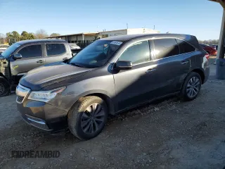 2014 Acura MDX Tech Pkg with VIN 5FRYD3H44EB016998, listed as a Copart auction lot 87483624 with 133,854 mi miles and Salvage Title. Bid and sale history available at carsss.com. Image 1.