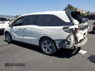 2019 Honda Odyssey EX с VIN 5FNRL6H57KB035253, выставлен на аукционе Copart как лот 63277005 с пробегом 64 525 миль миль и Списание • Salvage title. История ставок и продаж доступна на DreamBid. Изображение 2.