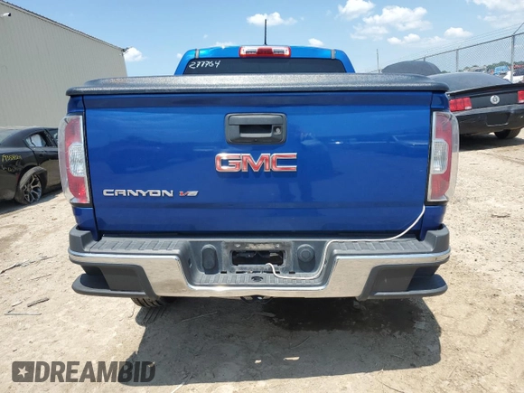 2020 GMC Canyon 2WD with VIN 1GTG5BEN6L1168854, listed as a Copart auction lot 57439594 with 95,406 mi miles and Salvage Title. Bid and sale history available at carsss.com. Image 6.