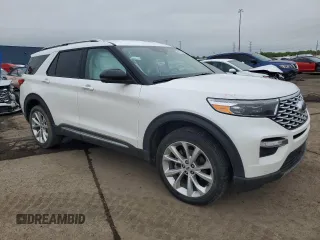 2023 Ford Explorer Platinum with VIN 1FM5K8HC2PGA06425, listed as a Copart auction lot 57031375 with 42,066 mi miles and Clean title. Bid and sale history available at DreamBid. Image 4.