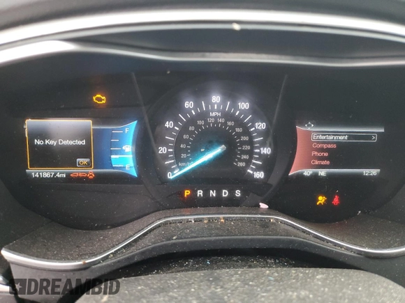 2016 Ford Fusion SE with VIN 1FA6P0HD9G5119892, listed as a Copart auction lot 46128495 with 141,867 mi miles and Salvage Title. Bid and sale history available at carsss.com. Image 9.