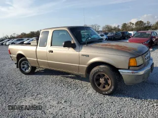 2003 Ford Ranger XL Fleet with VIN 1FTYR44V63PA89770, listed as a Copart auction lot 42610865 with 75,339 mi miles and Salvage title. Bid and sale history available at DreamBid. Image 4.