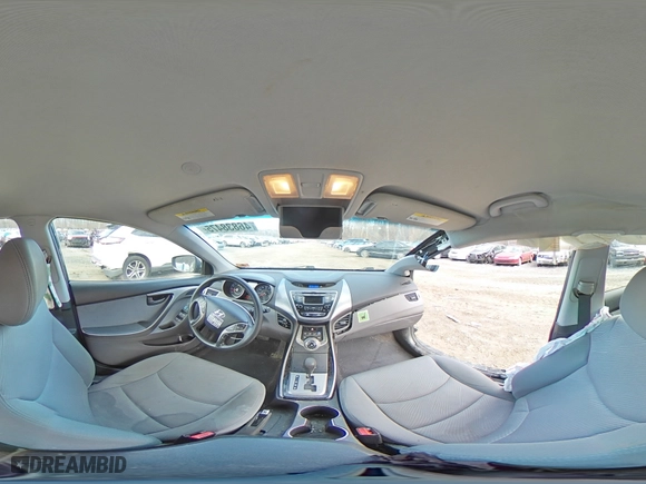 2013 Hyundai Elantra GLS PZEV with VIN KMHDH4AE4DU722190, listed as a Copart auction lot 46838475 with 234,391 mi miles and Salvage Title. Bid and sale history available at carsss.com. Image 12.