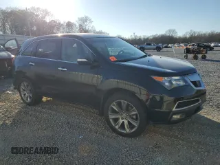 2010 Acura MDX Advance with VIN 2HNYD2H58AH519677, listed as a Copart auction lot 46913325 with Not Provided miles and Salvage Title. Bid and sale history available at DreamBid. Image 4.