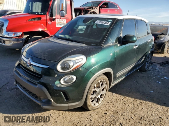 2014 FIAT 500L Trekking with VIN ZFBCFADH0EZ007456, listed as a Copart auction lot 78903464 with 101,781 mi miles and Clean Title. Bid and sale history available at carsss.com. Image 1.