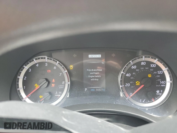 2020 Toyota Highlander L with VIN 5TDCZRAH2LS507172, listed as a Copart auction lot 51814455 with 46,827 mi miles and Salvage title. Bid and sale history available at DreamBid. Image 9.