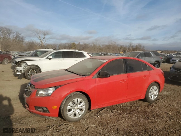 2014 Chevrolet Cruze LS with VIN 1G1PB5SH4E7138978, listed as a Copart auction lot 81618614 with 110,830 mi miles and Salvage Title. Bid and sale history available at carsss.com. Image 1.