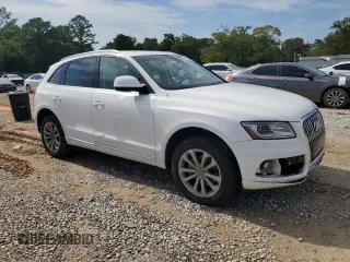 2014 Audi Q5 Premium Plus with VIN WA1LFAFP5EA101925, listed as a Copart auction lot 58351255 with 107,126 mi miles and Salvage title. Bid and sale history available at DreamBid. Image 4.