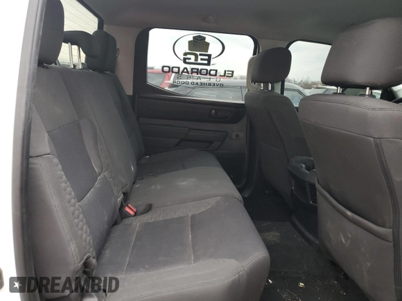 2024 Toyota Tundra 2WD SR with VIN 5TFKB5AB6RX035856, listed as a Copart auction lot 50875855 with 23,729 mi miles and Salvage Title. Bid and sale history available at carsss.com. Image 10.
