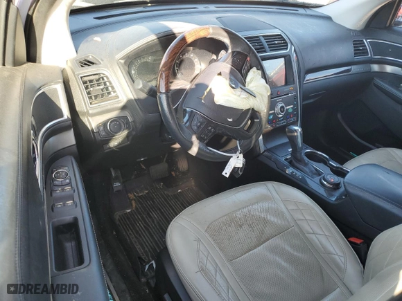 2017 Ford Explorer Platinum with VIN 1FM5K8HT6HGB19487, listed as a Copart auction lot 48171815 with 87,007 mi miles and Salvage Title. Bid and sale history available at carsss.com. Image 8.