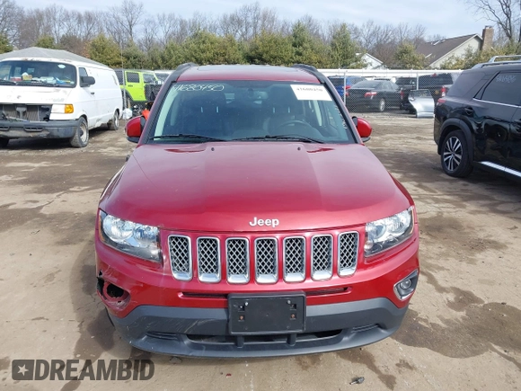 2016 Jeep Compass Latitude with VIN 1C4NJDEB1GD654917, listed as a IAAI auction lot 41680450 with 100,064 mi miles and . Bid and sale history available at DreamBid. Image 13.