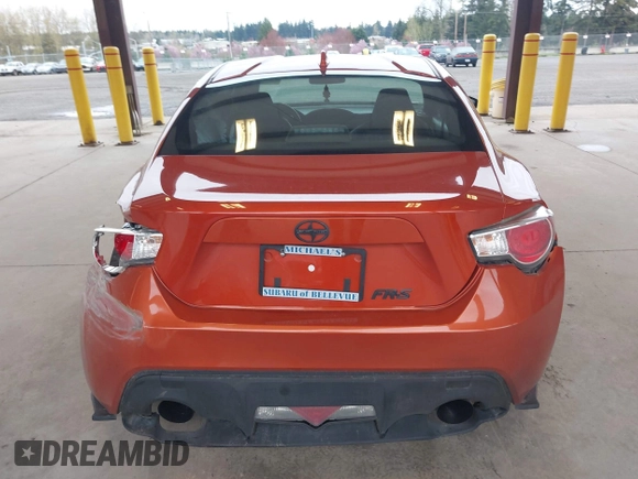 2015 Scion FR-S with VIN JF1ZNAA17F8703357, listed as a IAAI auction lot 41924644 with 62,023 mi miles. Bid and sale history available at carsss.com. Image 16.
