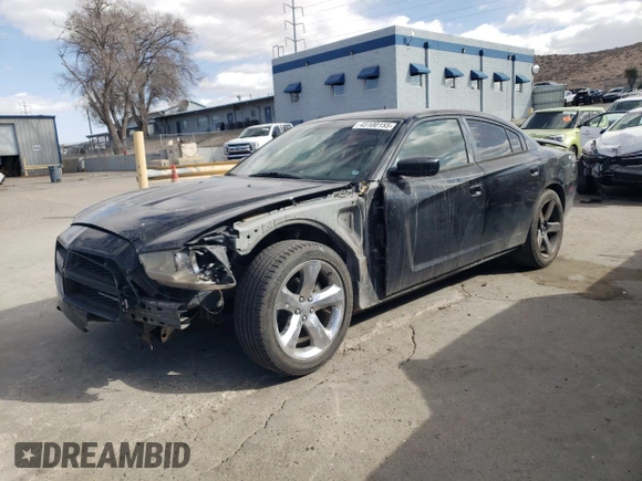 2014 Dodge Charger SXT with VIN 2C3CDXHG2EH144068, listed as a Copart auction lot 45100155 with 167,872 mi miles and Salvage Title. Bid and sale history available at carsss.com. Image 1.