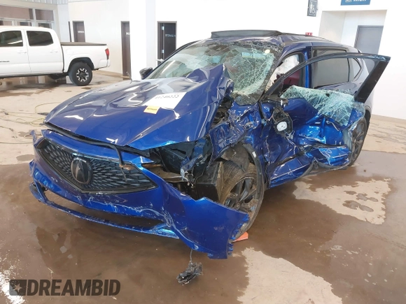 2022 Acura MDX w/A-Spec Package with VIN 5J8YE1H02NL030011, listed as a IAAI auction lot 41240222 with 1 mi miles. Bid and sale history available at carsss.com. Image 2.