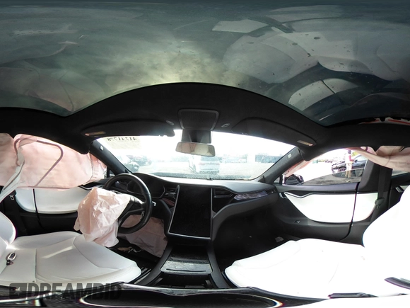 2020 Tesla Model S Long Range with VIN 5YJSA1E2XLF360260, listed as a IAAI auction lot 41241778 with 141,594 mi miles. Bid and sale history available at carsss.com. Image 18.