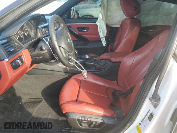 2015 BMW 4 Series 428i with VIN WBA4A5C50FG052177, listed as a Copart auction lot 86093994 with 127,956 mi miles and Salvage Title. Bid and sale history available at DreamBid. Image 7.