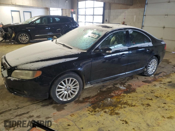 2008 Volvo S80 3.2L with VIN YV1AS982581050532, listed as a Copart auction lot 45717975 with 90,025 mi miles and Salvage Title. Bid and sale history available at carsss.com. Image 1.