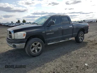 2007 Dodge 1500 SLT with VIN 1D7HU18217J512394, listed as a Copart auction lot 54044875 with 156,200 mi miles and Salvage Title. Bid and sale history available at DreamBid. Image 1.
