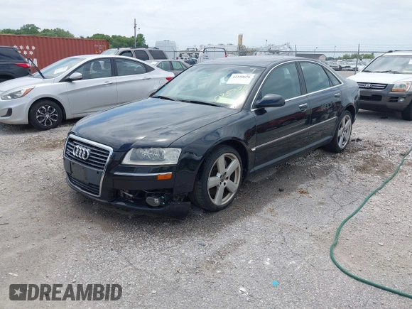 2007 Audi A8 with VIN WAULV44E67N025734, listed as a IAAI auction lot 42350656 with 202,199 mi miles and . Bid and sale history available at DreamBid. Image 6.