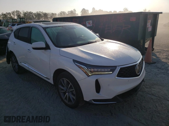 2022 Acura RDX w/Technology Package with VIN 5J8TC2H54NL006407, listed as a Copart auction lot 68932664 with 51,428 mi miles and Salvage Title. Bid and sale history available at carsss.com. Image 4.