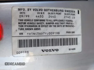 2000 Volvo C70 с VIN YV1NC56D7YJ009198, выставлен на аукционе IAAI как лот 42317839 с пробегом 87 641 миль миль и . История ставок и продаж доступна на DreamBid. Изображение 9.