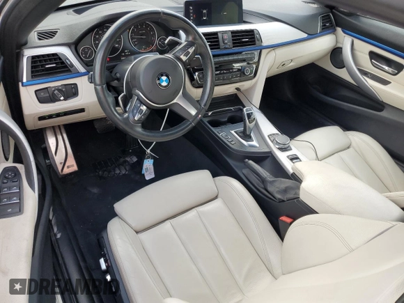 2018 BMW 4 Series 430i xDrive with VIN WBA4Z3C53JEC56749, listed as a Copart auction lot 45543915 with 34,901 mi miles and Salvage Title. Bid and sale history available at DreamBid. Image 8.