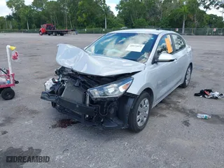 2022 Kia Rio S with VIN 3KPA24AD6NE435093, listed as a IAAI auction lot 39973971 with 71,435 mi miles. Bid and sale history available at carsss.com. Image 17.