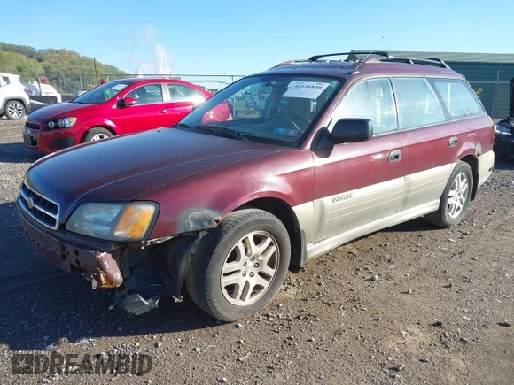 2000 Subaru Legacy Outback with VIN 4S3BH6655Y7604458, listed as a IAAI auction lot 42156830 with 192,024 mi miles and . Bid and sale history available at DreamBid. Image 2.