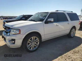 2015 Ford Expedition Max Limited with VIN 1FMJK1KTXFEF14263, listed as a Copart auction lot 46879985 with 76,440 mi miles and Salvage Title. Bid and sale history available at carsss.com. Image 1.