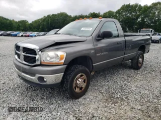 2006 Dodge 2500 ST with VIN 3D7KS26D26G187499, listed as a Copart auction lot 61605005 with 114,750 mi miles and Clean title. Bid and sale history available at DreamBid. Image 1.