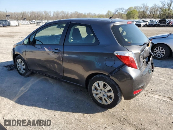 2013 Toyota Yaris L with VIN JTDJTUD37DD559468, listed as a Copart auction lot 48627254 with 141,672 mi miles and Salvage Title. Bid and sale history available at carsss.com. Image 2.