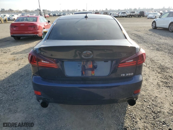 2011 Lexus IS 350 with VIN JTHBE5C24B5025704, listed as a Copart auction lot 83658324 with 160,961 mi miles and Salvage Title. Bid and sale history available at carsss.com. Image 6.