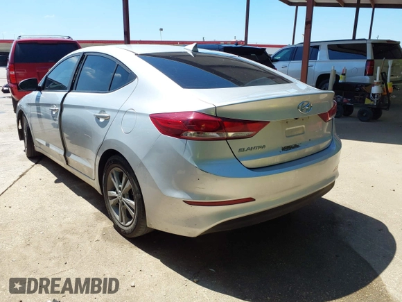 2018 Hyundai Elantra SEL with VIN 5NPD84LF3JH385768, listed as a IAAI auction lot 42077210 with 125,539 mi miles and . Bid and sale history available at DreamBid. Image 3.